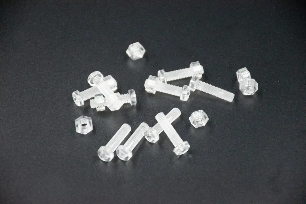 10 vis acryliques 5x20mm