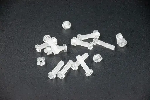 10 vis acryliques 5x20mm